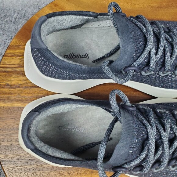 Allbirds Tree Dasher Shoes Men's 8 Blue Lace Up Athletic Running Sneakers - Picture 7 of 9